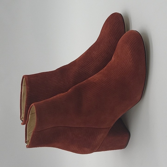 83- rag & bone New York Drea Boot Rust Suede Size 9 NWT - Picture 4 of 17